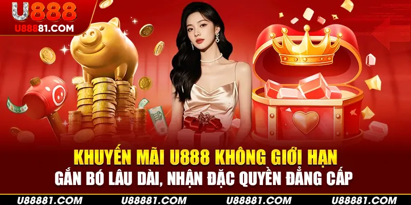 Khuyến mãi U888 đặc sắc khi càng chơi lâu, càng nhận quà to